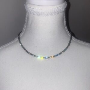 Swarovski Matrix Deluxe necklace in black ruthenium plating